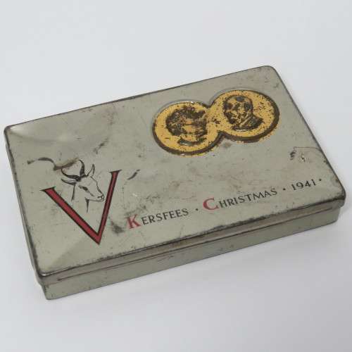 WW2 Jan Smuts 1941 Christmas tin