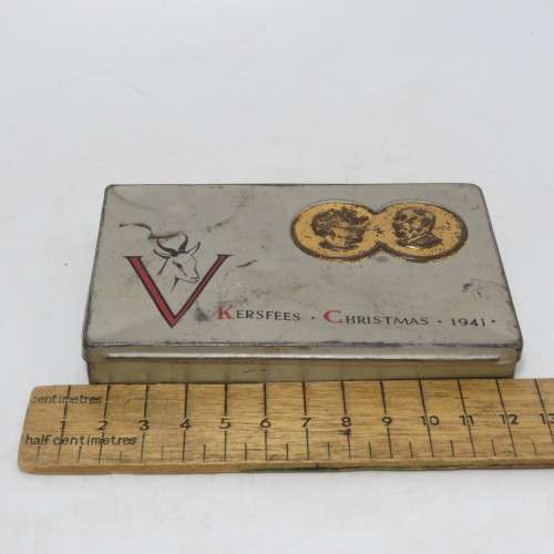 WW2 Jan Smuts 1941 Christmas tin