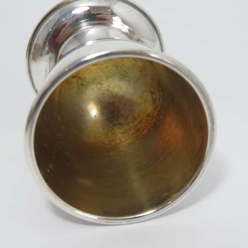 Vintage silverplated Christening cup and spoon
