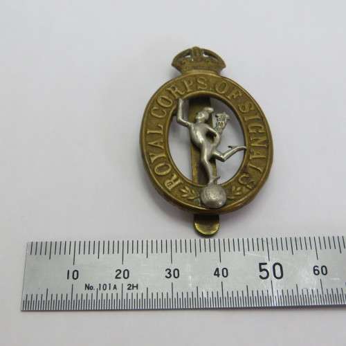 WW1/WW2 Royal Corps of Signals cap badge