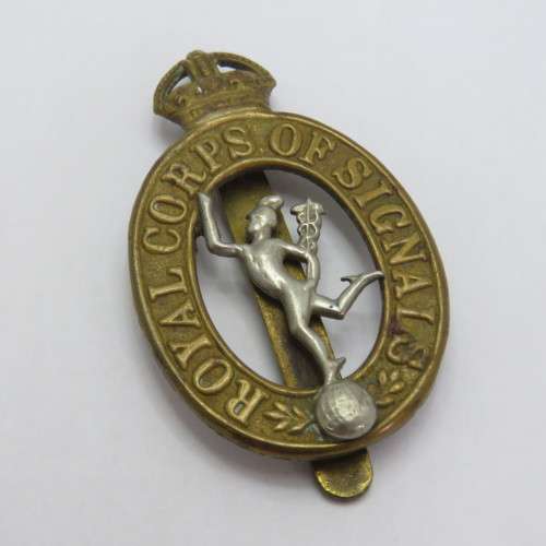 WW1/WW2 Royal Corps of Signals cap badge
