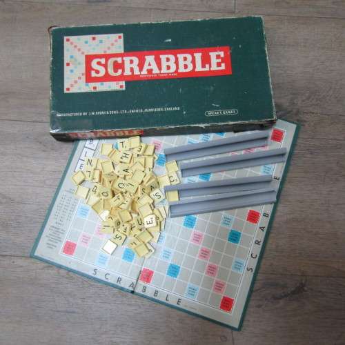 Vintage Scrabble board game