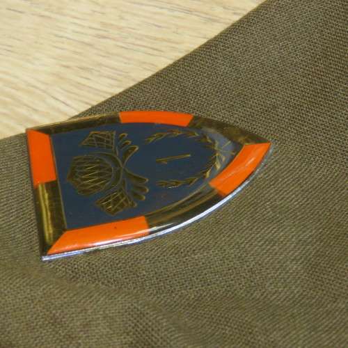 Armored Corps tunic with Special Service battalion shoulder flashes
