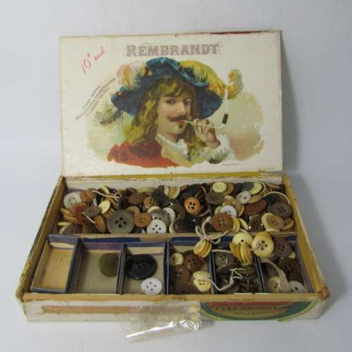 Large lot of Antique button, buckles and collar studs