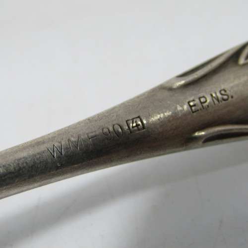 Vintage WMF 90 Silver plated salad spoon