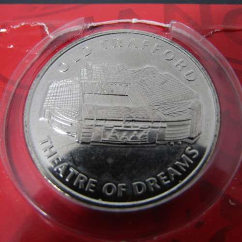 Lot of 5 Manchester United Old Trafford collectors medallions