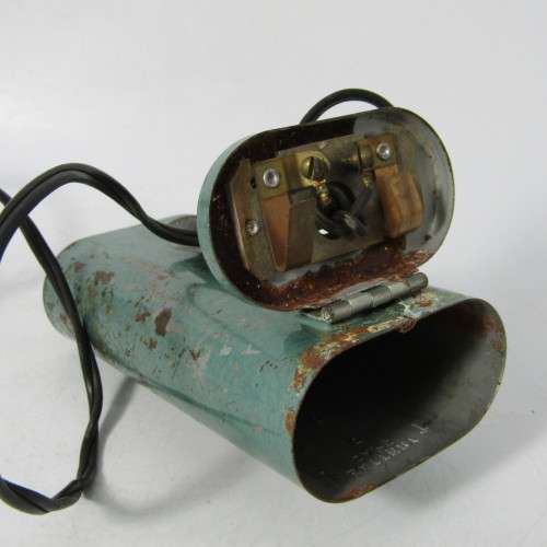 Vintage Justrite headlamp flash light