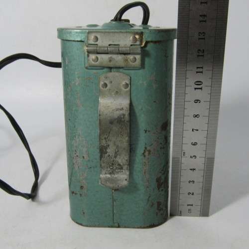 Vintage Justrite headlamp flash light