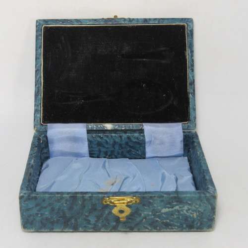 Vintage silverplated baby feeding set in case