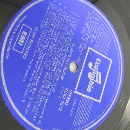 Cliffs Hit Album EMI Colombia 1960 - good condition