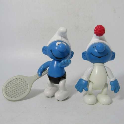Lot of 8 McDonalds Peyo Smurfs