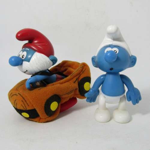 Lot of 8 McDonalds Peyo Smurfs