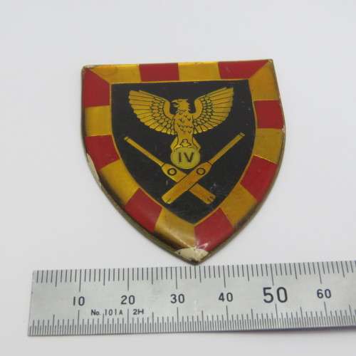 SADF 4 Field Regiment shoulder flash - No pins