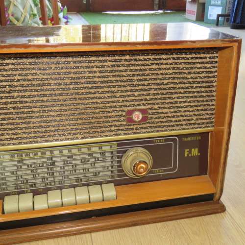 PYE Radio with separate FM tuner made by dem Torotor - Early FM Transistor table radio