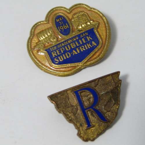 Lot of South Africa Republic festival pin badges