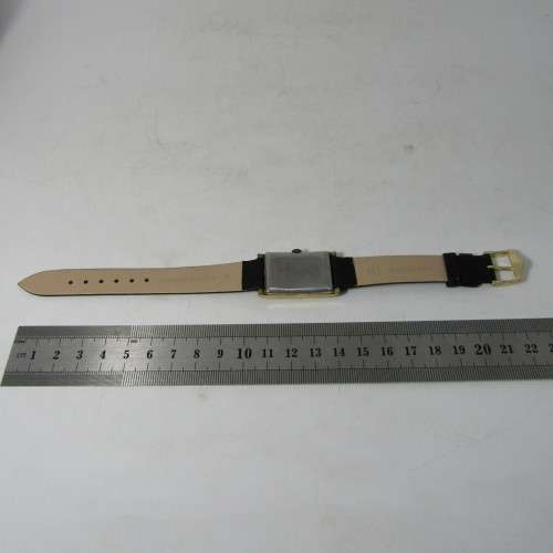 Vintage Buren Grand Prix manual wind rectangular watch - working