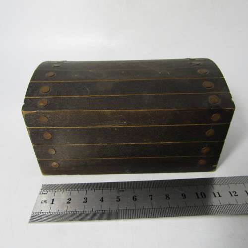 Vintage treasure chest shaped money box