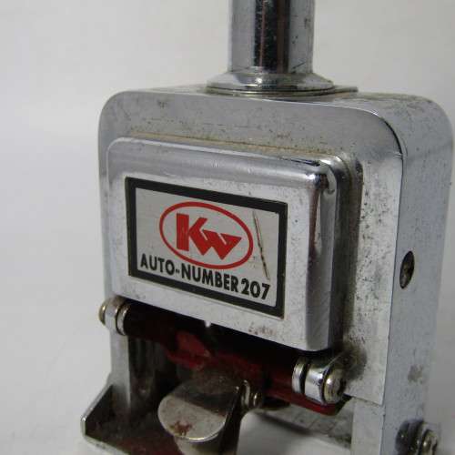 KW Auto-Number 207 - 7 digit numbering machine stamp
