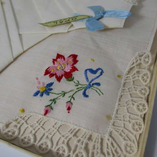 Cotton handkerchiefs from Northern Ireland in original box