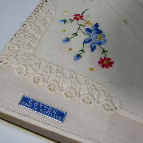 Cotton handkerchiefs from Northern Ireland in original box