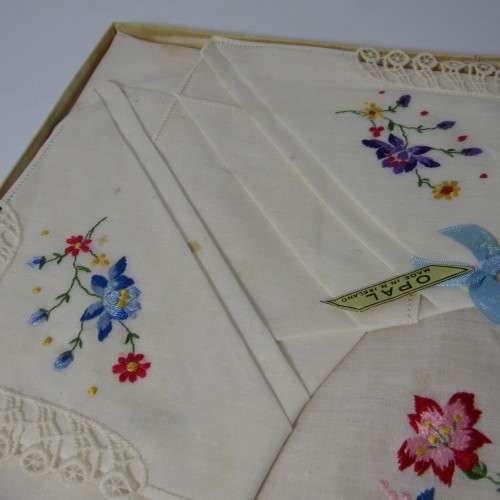 Cotton handkerchiefs from Northern Ireland in original box