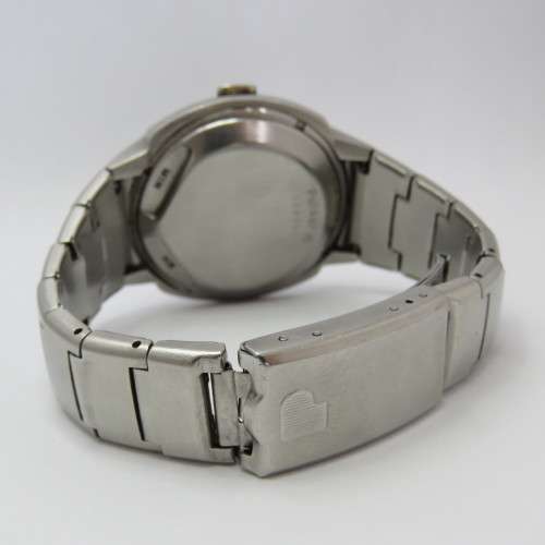 Vintage Pulsar P3 stainless steel digital electronic mens watch - Chips on glass - Working