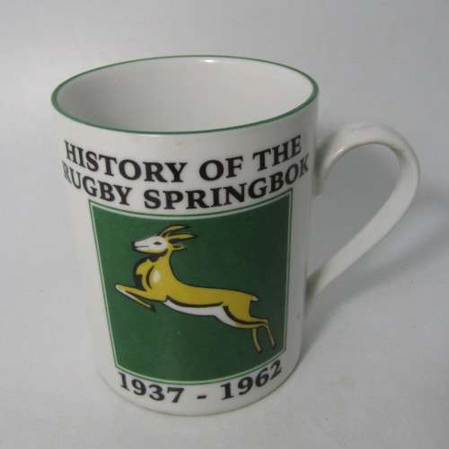 1937 - 1962 History of the Springbok mug