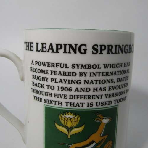 1937 - 1962 History of the Springbok mug