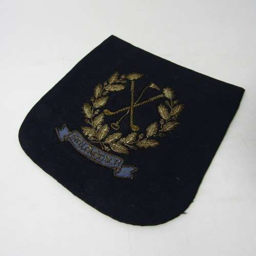 Vintage Stellenbosch golf club bullion wire cloth badge