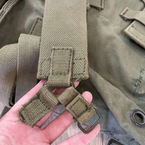 SADF webbing backpack - Straps broken - Size 34 x 45 cm