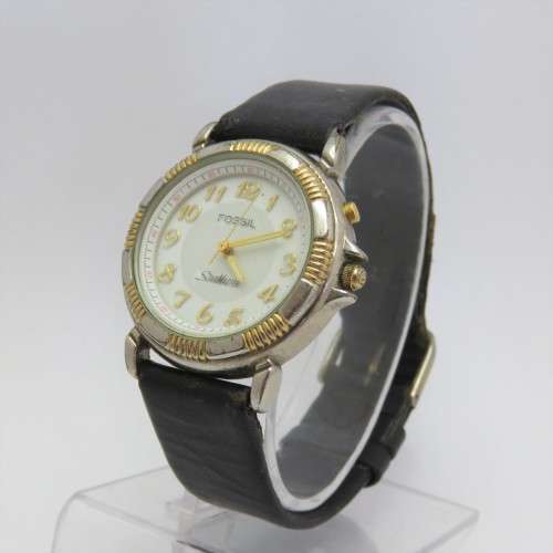 Vintage Fossil Starmaster Quartz ladies watch - Working - With backlight