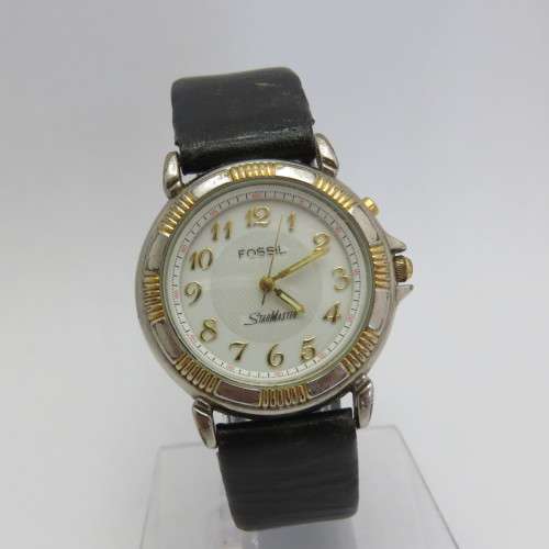Vintage Fossil Starmaster Quartz ladies watch - Working - With backlight