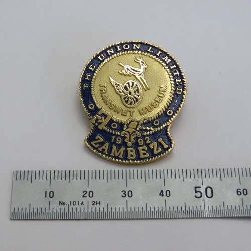 1992 Zambesi The Union Limited Transnet Museum lapel badge