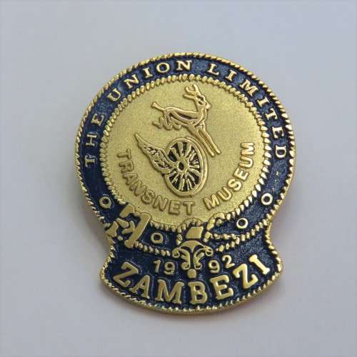 1992 Zambesi The Union Limited Transnet Museum lapel badge
