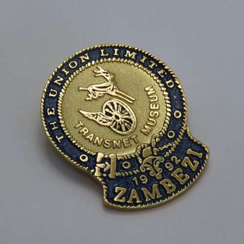 1992 Zambesi The Union Limited Transnet Museum lapel badge