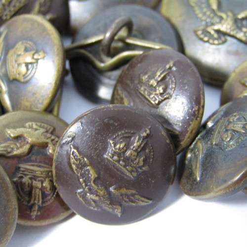 Large lot of Royal Air Force buttons