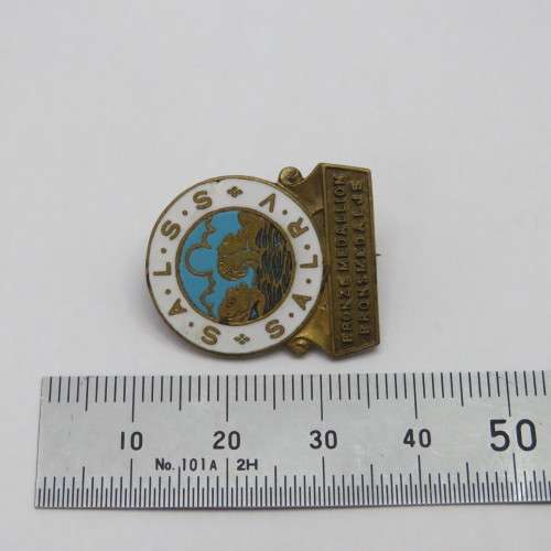 South African Life Saving Society bronze medallion pin badge