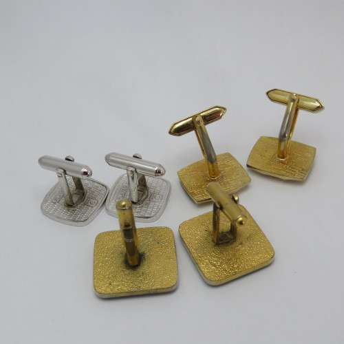 3 Pairs of vintage cufflinks