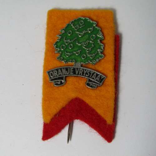 Vintage Oranje Vrystaat Rugby pin badge