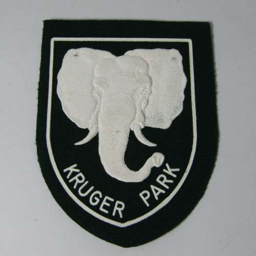 Kruger Park Elephant cloth badge