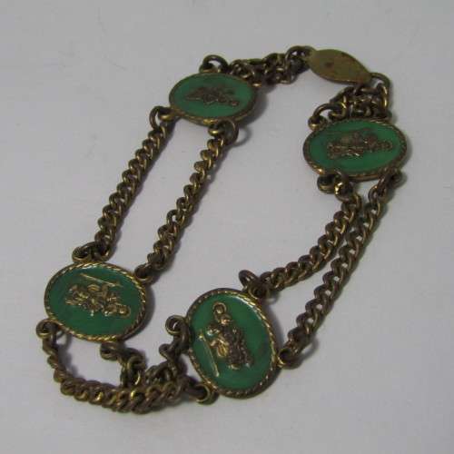 Costume jewellery St. Christopher bracelet - size 18cm