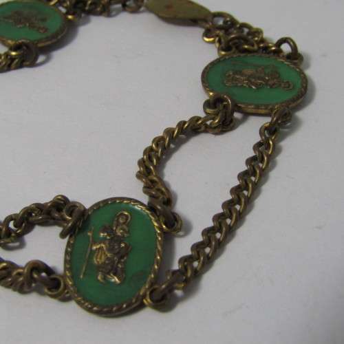 Costume jewellery St. Christopher bracelet - size 18cm