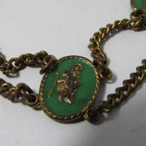 Costume jewellery St. Christopher bracelet - size 18cm