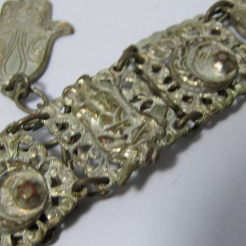 Souvenir de Las Palmas silver coloured bracelet