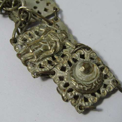 Souvenir de Las Palmas silver coloured bracelet