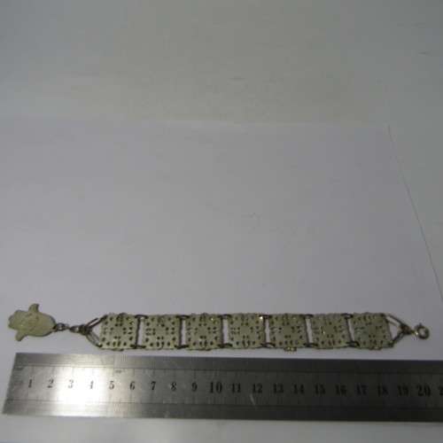 Souvenir de Las Palmas silver coloured bracelet