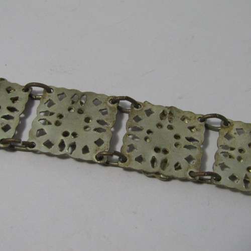Souvenir de Las Palmas silver coloured bracelet
