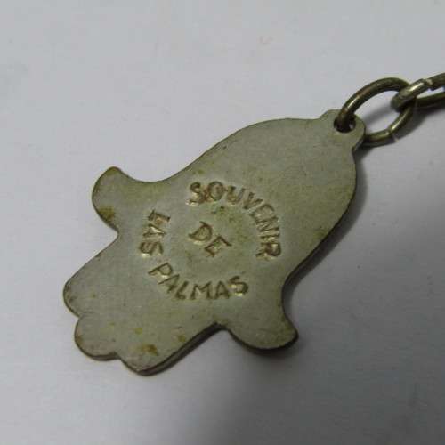 Souvenir de Las Palmas silver coloured bracelet
