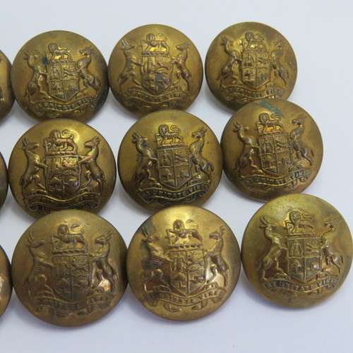 Lot of SA Army uniform buttons