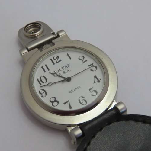 Golfer RSA Quartz golfers fob watch with belt attachment